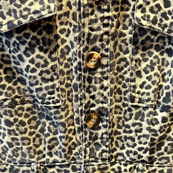 NWOT - Boii Life - Leopard Print Long Sleeve Jumpsuit - Size Medium - Picture 10 of 14